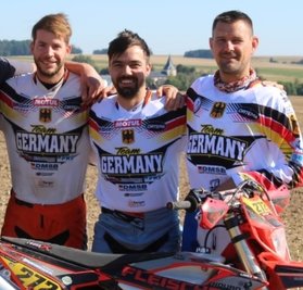 Für Frankreich-Abenteuer gewappnet: Maik Schubert, Jörg Haustein und Jens Pester (v.l.). 