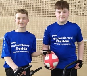 Fahren zum Halbfinale: Emil Fiedler und Marius Jaquet (r.). 