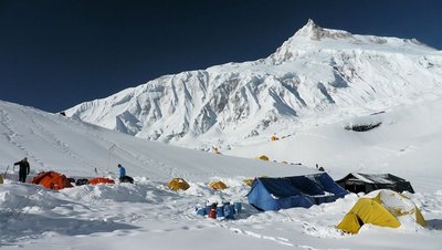 Manaslu-Gletscher