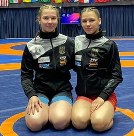 Vor kurzem glänzten Cassidy Richter (l.) und Naemi Leistner bei den Deutschen Meisterschaften. Nun legten sie in Rumänien nach. 