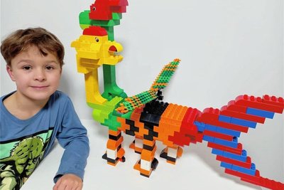 Mit diesem Foto hat es Arno beim Lego-Wettbewerb ins Finale geschafft. 