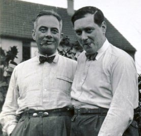 Bruno Heidenheim mit Bruder Hans.