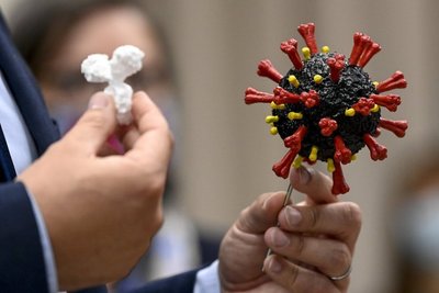Coronavirus-Modell. 