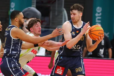 Jannis von Seckendorff (hier im Spiel gegen Bayreuth) soll aus Bremerhaven zu den Niners Chemnitz wechseln.