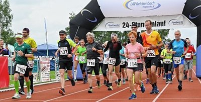 Der 24-Stunden-Lauf von Reichenbach geht am Sonnabend in seine letzte Runde. 