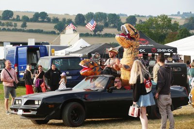 Beim 19. Großolbersdorfer US-Car-Treffen herrschte beste Stimmung.
