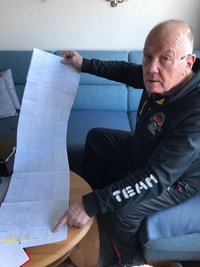Zufall gehört nicht zu Werner Naubers Arbeit - akribisch schreibt und kontrolliert er Trainingspläne.