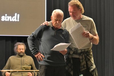 Wolfgang Schurz (links) und Matthias Rüffler, der ein besonderer Gast bei der Gala ist.