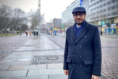 Abdulrazak Alkhalf aus Syrien.