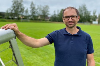 Sascha Baldauf ist sozusagen der Kopf im Falkenauer Olympischen Komittee, das aus fünf örtlichen Vereinen besteht und die erste Dorfolympiade veranstaltet.