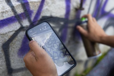 Mit Talent und viel Übung entstehen Grafitti wie das, was nun in Buchholz zu finden ist.
