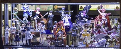 Objekte der Begierde: die Charaktere aus Serien und Spielen, die es als Figuren zu kaufen gab, sind vorwiegend weiblich. Viele gab es am Wochenende beim Cosplay-Kostüm-Wettstreit auch in quietschlebendig.