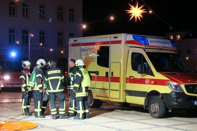 Mehrere Hausbewohner in der Straße An der Bergstraße mussten ins Krankenhaus.