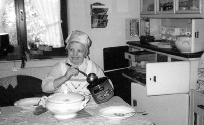 Anita Soltau im Suppenmuseum. Mehrmals nahm sie am Wettbewerb teil.