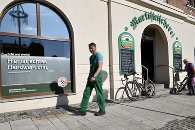 Eine Fleischereifiliale des Unternehmens befindet sich am Stollberger Markt.