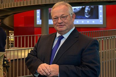 Frankenbergs Bürgermeister Thomas Firmenich, hier in der Frankenberger Zeit-Werk-Stadt.