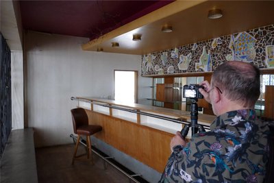 Diese Bar im Kulturhaus übte einen besonderen Reiz auf die Hobbyfotografen aus.