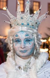Auch in die Schneekönigin verwandelt sich die Penigerin gern, wie hier im Jahr 2018. 