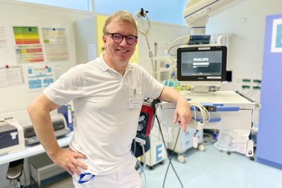 Dr. Ralf Walper, Chefarzt der Zentralen Notaufnahme am Kreiskrankenhaus Freiberg, ist für die anonyme Spurensicherung verantwortlich.