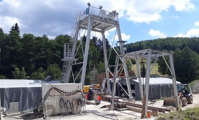 Die Übertage-Anlagen des von SME im Luchsbachtal angelegten Erkundungsschachts sind inzwischen zum großen Teil zurückgebaut. 