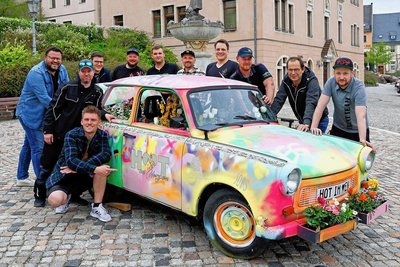 Der Blumentrabi wurde erfolgreich bewegt.