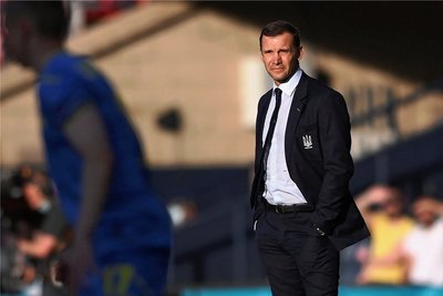 Der ukrainische Nationaltrainer Andrej Schewtschenko. 