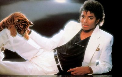 Trügerischer Weichzeichner: Michael Jackson Ende 1982 auf dem Innencover seines Mega-Albums "Thriller". 