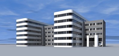 Das Modell zeigt: Die IAV in Stollberg hat alles andere als den typischen Gewerbegebiets-Charme. Es soll direkt an der Anschlussstelle der A72 Stollberg West gebaut werden.