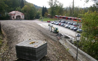 Drahtseilbahn-Talstation