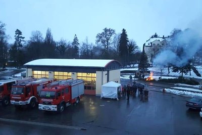 Die Geringswalder Feuerwehr wird auch diesmal mit Einwohnern das neue Jahr begrüßen.