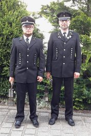 Niklas Wenzel und Ronny Frühauf, Bergbrüderschaft Bad Schlema