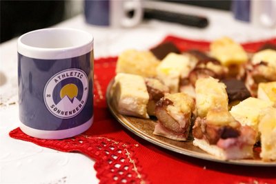 Kuchen, Kaffee und Vereinsvorstellung: Athletic Sonnenberg nutzte den Termin, um die Vision und den Anspruch des Vereins vorzustellen. Göttrik Wewer war begeistert.