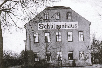 So sah das Schützenhaus in Mittweida früher aus.