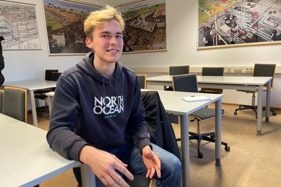 Elias Leuschel aus Burgstädt studiert in Freiberg „Space Ressources – Weltraumforschung“.