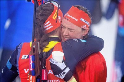 Am Samstag siegte Denise Herrmann-Wick noch einmal im Sprint am Holmenkollen. Am Sonntag dann gab es vor allem Tränen zum Abschluss einer eindrucksvollen Karriere (Bilder unten). 