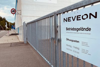 Neveon in Burkhardtsdorf: Die Werkstore sollen schon bis April kommenden Jahres für immer geschlossen bleiben.