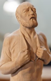 Eine der berührendsten Arbeiten in der Sonderausstellung "Sehenswert": Robby Schuberts "Das alte Gewand". 