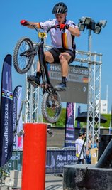 Robin Lehnert zählt zur den besten deutschen Fahrradtrialern. Bei der WM in Abu Dhabi lief es für ihn trotzdem nicht nach Wunsch. 