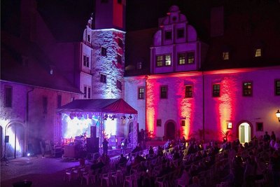 Zur "Nacht der Schlösser" 2020 waren in Glauchau 150 Gäste zugelassen.