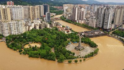 Im Mai 2026 gehörten dem Expertenbericht zufolge auch Regionen in Westchina zu den überdurchschnittlich feuchten Gebieten. (Archivbild)