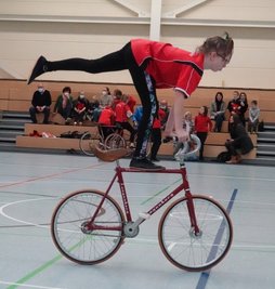 Pia Schindler gehörte beim 1. Lok-Cup am Sonntag in der Sporthalle Mosel zu den Starterinnen des ausrichtenden Zwickauer Vereins. 
