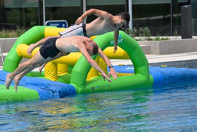 das Bernsdorfer Freibad geht in diesem Sommer in die zweite Saison nach der Sanierung.