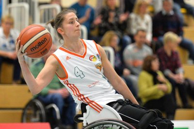 Spielertrainerin Marianne Buso erzielte für RB Zwickau acht Punkte in Ulm.