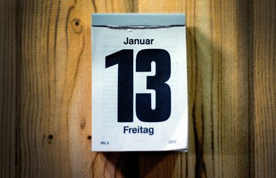 Wenn ein Freitag auf den13. eines Monats fällt, assoziiert der Aberglaube damit einen Tag voller Pleiten, Pech und Pannen. Auch in dieser Woche fällt der Freitag auf den dreizehnten Tag des Monats. 