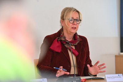 Kulturbürgermeisterin Dagmar Ruscheinsky: „Natürlich ist das eine absurde Situation.“