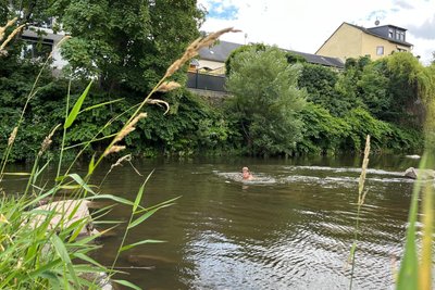 Der eine oder andere Badegast wurde bereits in der Chemnitz gesichtet.