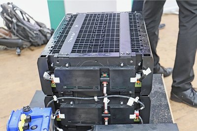 Module, wie sie in dem großen Speicher verbaut wurden. Foto: Wieland Josch