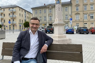 Michael Heuck kann beim Städtewettbewerb per Quiz Zusatzgeld für die Stadt erlangen.