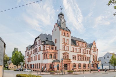 Im Thalheimer Rathaus befindet sich auch der örtliche Polizeiposten.
