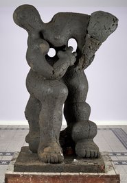 Jacques Lipchitz - Blickfang der Chemnitzer Ausstellung: Jacques Lipchitz' Plastik "Benediction". 